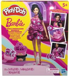 Hasbro Set Play-Doh Barbie Creații Vestimentare, Pietre Prețioase și Panglici (G2347)