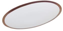 Porland Platou oval, portelan, 30 x 20 cm, "Copper Line" - Porland (04ALM005232) Tava