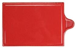 Porland Platou servire branzeturi, portelan, 30x18cm, "Seasons", Rosu - Porlan (04ALM001696) Tava
