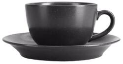Porland Ceasca pentru ceai cu farfurioara, portelan, 250ml, "Seasons", Negru - (04ALM001518)