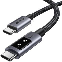 UGREEN CABLU alimentare si date Ugreen, "L509", Fast Charging Data Cable pt. smartphone, USB Type-C la USB Type-C 100W/5A, 2m, braided, gri "35512" (timbru verde 0.08 lei) (35512) - pcforge