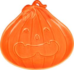 MagicHome Farfurioara decorativa dovleac Halloween din portelan MagicHome (8092438)