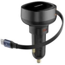 Baseus Enjoyment Pro autós töltő USB-C 60W klaszter fekete 6932172641658