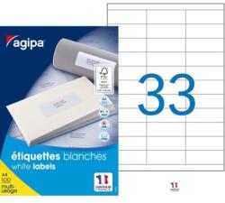 agipa Univerzális címkék 70x25 mm Agipa A4 100 lap