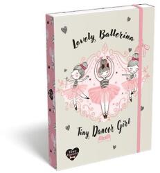 LIZZY Jegyzetfüzet doboz, A4, LIZZYSULI, "Apró táncosnő, bájos balerina