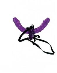 Pipedream - Fetish Fantasy Series Strap-on Double Delight, Mov - pasiune - 179,00 RON