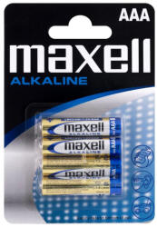 Maxell AAA LR03 alkáli elem 1, 5 V, 4 db (2038LR03)