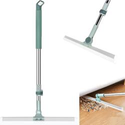  Racleta Multifunctionala din Silicon pentru podea sau geamuri, Brat Telescopic 60 - 120 cm, lama 50 cm, 180 grade, Gri (MNY-307-36)
