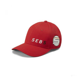Stichd Sapca de Baseball, Ferrari Sebastian Vettel, SEB5, Unisex, Rosu, 2019 (8719203164090)
