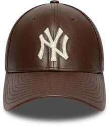 NEW ERA șapcă New York Yankees, din piele, New Era, 9FORTY, uni, maro (198977461044)