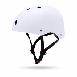 Fixato Casca de Protectie pentru Trotineta si Bicicleta, Ventilatie buna, Marime Reglabila, Ultra Usoara, Alb, L 54-62cm (casca-trotineta-1-alb-L)