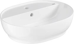 GROHE Essence - Lavoar pe blat, 50x39 cm, cu preaplin, cu orificiu pentru baterie, alb alpin 103566SH00 (103566SH00)