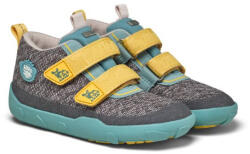 Affenzahn Low Boot Knit Happy Rhino gyerek barefoot cipő Cipőméret (EU): 31 / sárga/zöld