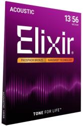 Elixir 16102 Nanoweb Phosphor Bronze 13-56 Medium (EL-16102)