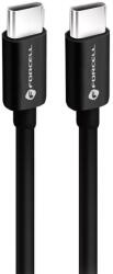 FORCELL USB 2.0 Type C Összekötő Fekete 1.5m 108999 (108999)