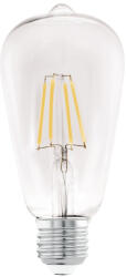 EGLO LED E27 ST64 7W 2700K 806lm átlátszó Eglo 110012 (110012)