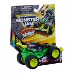 Spin Master Monster Motor luminos Grave Digger 1: 64 (6076680_GRAVE_DIGGER) Figurina