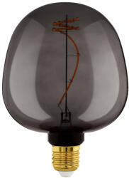 EGLO LED E27 G125 4W 2000K 40lm fekete Eglo-110268 (110268)