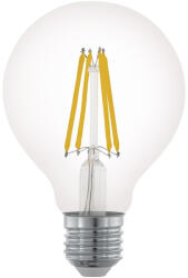 EGLO LED E27 G80 7, 5W 2700K 806lm átlátszó Eglo 110023 (110023)