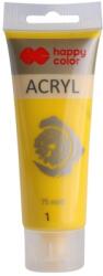 Happy Color Culoare acrilica 75ml, galbena, Happy Color HA73700075-1
