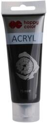 Happy Color Culoare acrilica 75ml, neagra, Happy Color HA73700075-9