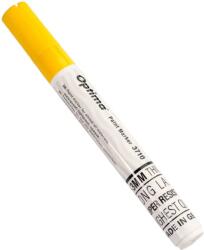 Optima Marker cu vopsea Optima Paint 3710, varf rotund 4.5mm, grosime scriere 2-3mm - galben (OP-37102303) - forit