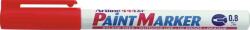 Artline Marker cu vopsea ARTLINE 444XF, corp metalic, varf rotund 0.8mm - rosu (EK-444XF-RE)