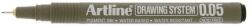 Artline Marker pentru desen tehnic ARTLINE, varf fetru 0.05mm - albastru (EK-2305-BL)
