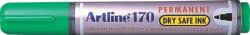 Artline Permanent marker ARTLINE 170 - Dry safe ink, corp plastic, varf rotund 2.0mm - verde (EK-170-GR) - forit