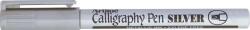 Artline Marker ARTLINE Calligraphy, corp metalic, varf tesit din fetru 2.5mm - argintiu (EK-993-SV)