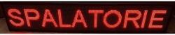  Programálható kültéri LED panel/Fényreklám 200x40 cm PIROS, ideális mosodákhoz