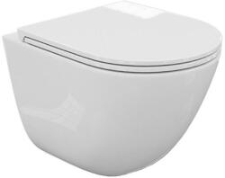 Lavita Monobowl 3.0 wc csésze lassú záródású ülőkével függesztett perem nélkül fehér fényes 5900378343486 (5900378343486)