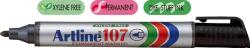 Artline Permanent marker ARTLINE 107, corp plastic, varf rotund 1.5mm - negru (EK-107-BK) - forit