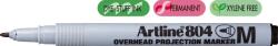 Artline OHP Non-Permanent marker ARTLINE 804, varf mediu - 1.0mm - negru (EK-804-BK) - forit