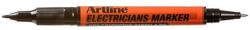 Artline Marker ARTLINE, pentru electricieni, corp plastic, 2 capete, varfuri rotunde 0.4/1.0mm - negru (EKPR-ELFT-BK)