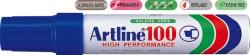 Artline Permanent marker ARTLINE 100, corp metalic, varf tesit 7.5-12.0mm - albastru (EK-100-BL) - forit