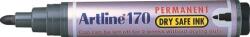 Artline Permanent marker ARTLINE 170 - Dry safe ink, corp plastic, varf rotund 2.0mm - negru (EK-170-BK) - forit