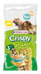 Versele-Laga Crispy Sticks Omnivores Triple Variety Pack 165 g 3 rudacska hörcsögöknek, egereknek, patkányoknak