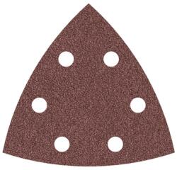 Bosch Foaie abraziva delta Bosch PRO F460, 6 gauri, 93x93mm, G40, 5 bucati (2608621684)