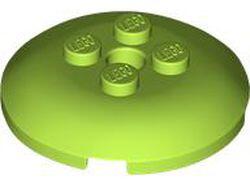 LEGO® Cărămidă rotundă 4 x 4 x 2/3 cu gaură pin (6468077)