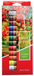 Daco Tempera acrilica 12 culori in tub 12 ml Daco CU312 (6423533021535)