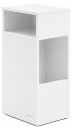 Brius Noptiera ingusta cu sertar si 2 compartimente, 30x25x59 cm, alba (EZ-LET911WE01)