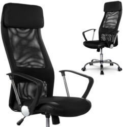 Sofotel Scaun de birou, Sofotel Rio, negru, 116-125, 5 cm, înălțime șezut 42, 5-53 cm, spătar din microplasă, reglabil, mecanism de balans, reglare pe înălțime cu gaz, roți cauciucate