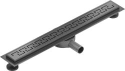Mexen Flat 360° M15 forgatható vonalmenti lefolyó 60 cm, szálcsiszolt gun gray - 1E24060-40