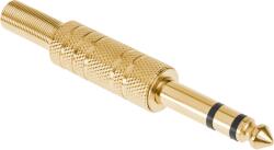 Cabletech Conector jack 6, 3mm stereo placat aurit (L-WTY0027)
