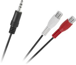 Cabletech Cablu Jack 3, 5mm - RCA 2x priză 25cm KPO3872 (KPO3872)