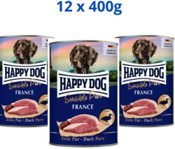 Happy Dog France 12x400g konzerv Kacsa