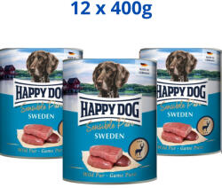 Happy Dog Sweden 12x400g konzerv Vadhúsos