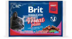 Brit Premium Cat Pouches Meat Plate 4*100gr