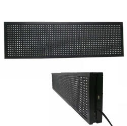  Programálható kültéri LED panel/Fényreklám 100x20 PIROS